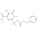 methyl 2-(2-(((benzyloxy)carbonyl)amino)propan-2-yl)-5-hydroxy-1-methyl -6-oxo-1,6-dihydropyrimidine-4-carboxylate