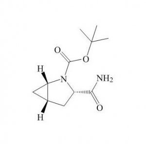 (1s,3s,5s)-3-(aminocarbonyl)-2-azabicyclo(3.1.0)hexane-2-carboxylic acid tert-butyl ester
