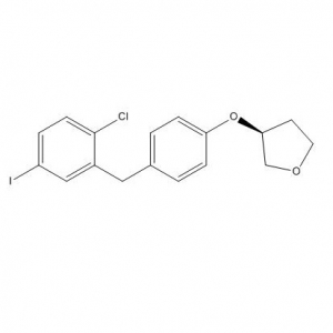 (3S)-3-[4-[(2-chloro-5-iodophenyl)methyl]phenoxy]tetrahydro-furan