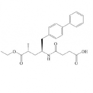 (2R,4S)-5-(biphenyl-4-yl)-4-[(3-carboxypropionyl)amino]-2-methylpentanoic acid ethyl ester; Sacubitril
