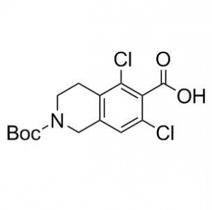 2-(Tert-butoxycarbonyl)-5,7-dichloro-1,2,3,4- tetrahydroisoquinoline-6-carboxylic acid