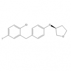 (3S)-3-[4-[(2-chloro-5-iodophenyl)methyl]phenoxy]tetrahydro-furan